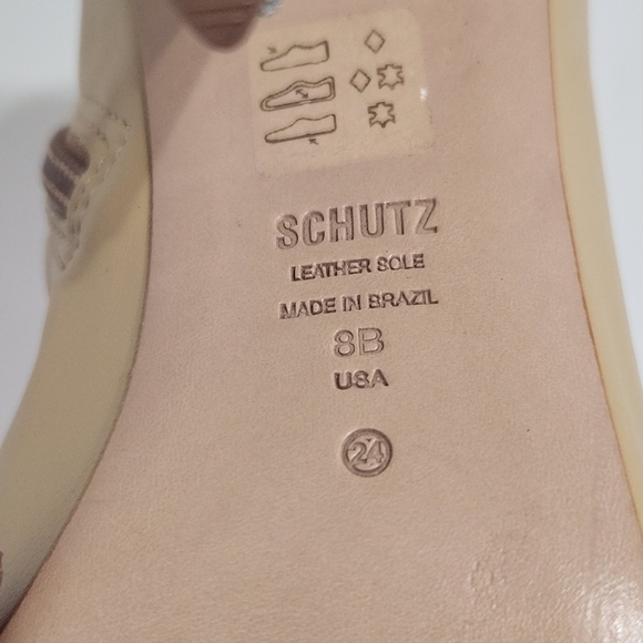 Schutz Cyrus Nappa Leather Sparkly heels Ankle Bootie - Picture 3 of 14